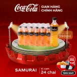 [SIÊU SALE ] Lốc 24 Chai Nước Giải Khát Samurai Hương Cam 390ml Sale 25.06 Coca-Cola Chính Hãng_LD