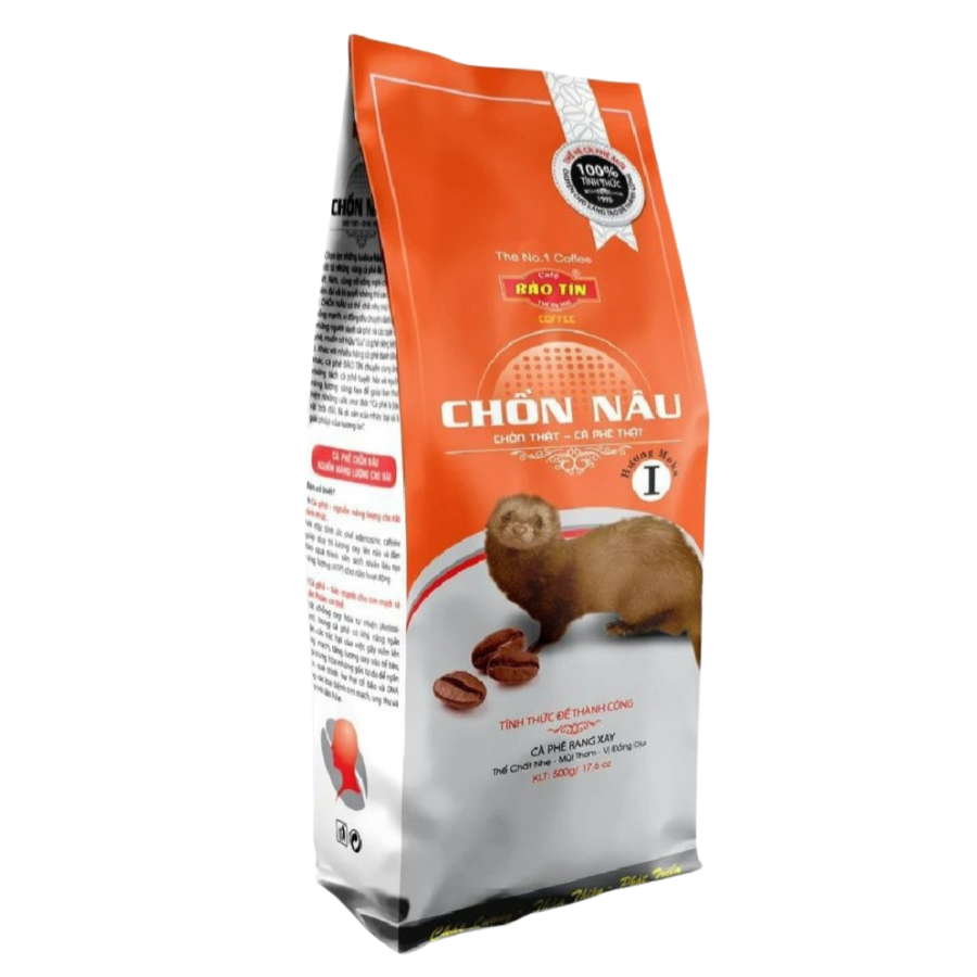 Cà phê chồn - Cà phê robusta hương moka - 500gr Cà phê BẢO TÍN pha phin - Gu mạnh vị đậm