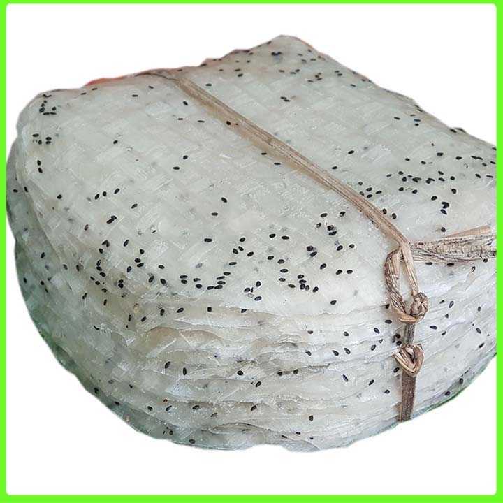 Bánh Tráng Nhúng Ít Mè Dùng Nhúng Hoặc Nướng 1 Ràng 20 Cái 1.1kg