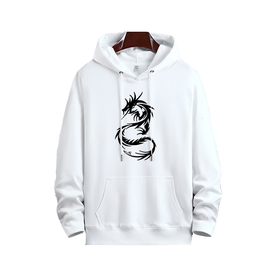 Áo khoác nam thu đông cao cấp hoodie họa tiết rồng SGG1061