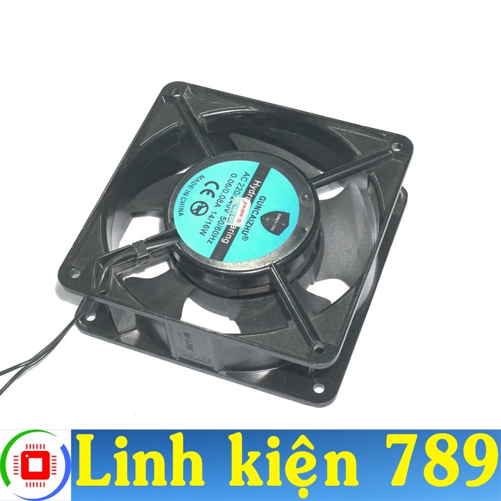 Quạt tản nhiệt 220V 12x12x3.8cm 12038 - Linh Kiện 789