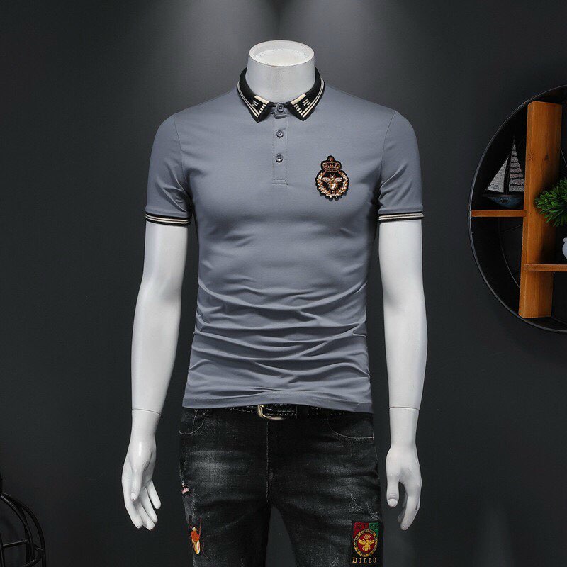 Gía Siêu Rẻ Áo Cặp Chất Thun Cổ POLO Cao Cấp Phong Cách trẻ chung - Chất Vải Dày Dặn Chuẩn Men (Có Ba Màu Trắng Và Đen , Xám Y HÌNH 100% ) THỜI TRANG COOL FASHION 1012