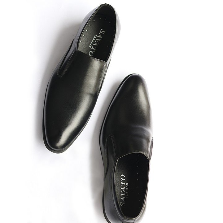 Giày Tây Nam Đẹp Cao Cấp Da Mềm Màu Đen Công Sở Giày Tay Hàn Quốc Chunkstore