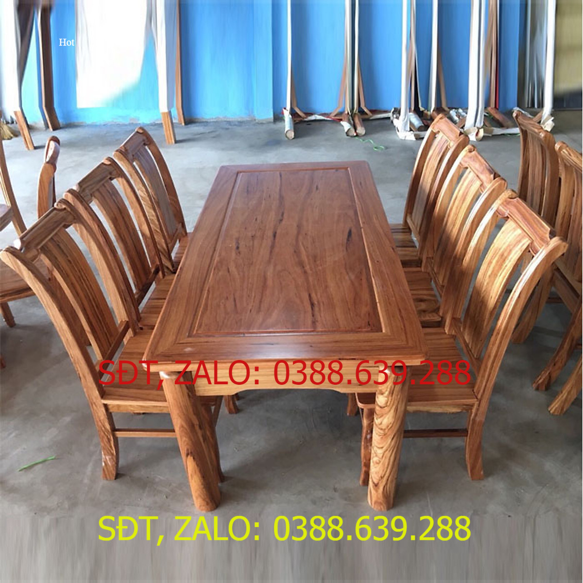 BỘ BÀN ĂN 6 GHẾ GỖ HƯƠNG XÁM 80 X1M6 , BÀN ĂN GỖ .