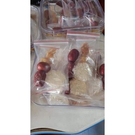    100GRAM   Túi zipper chỉ đỏ loại dày dặn   đủ size  