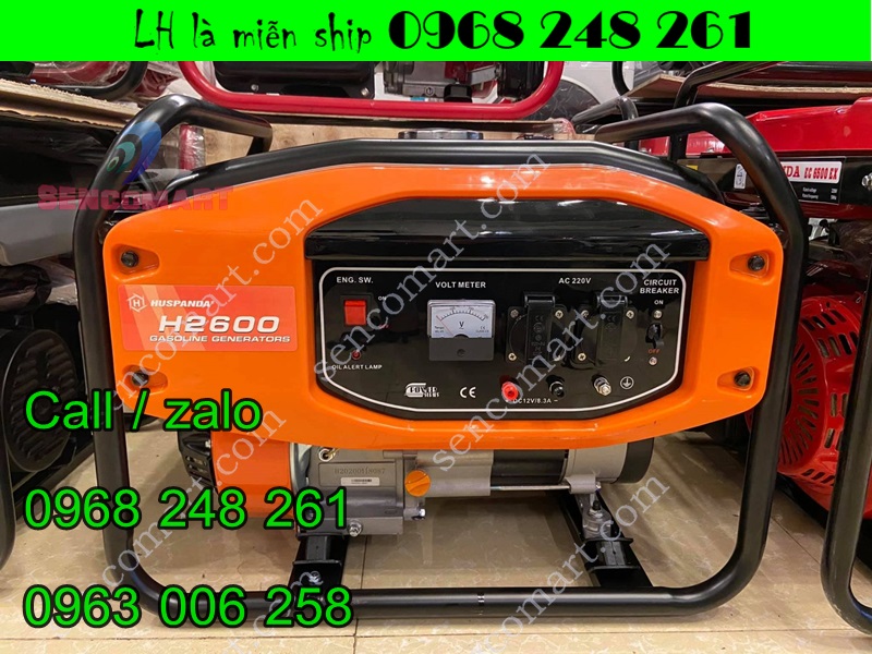 Máy Phát Điện Chạy Xăng 2Kw Huspanda H2600 tại hà nội