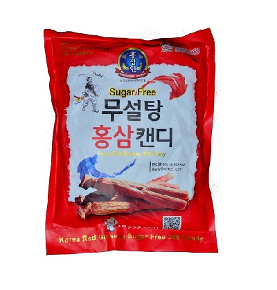 Kẹo hồng sâm không đường Korea Red Ginseng Sugar Free 365 Candy 500g