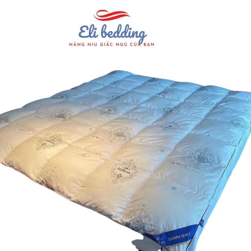 Ruột chăn Hillton kích thước 2mx2m3 nặng 3kg , ruột chăn lông vũ