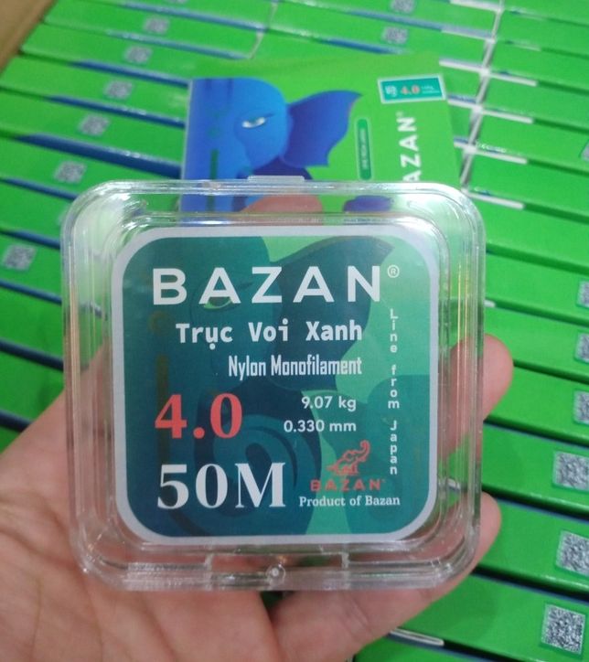 Cước trục bazan voi xanh cam kết chính hãng - cước câu cá 50m