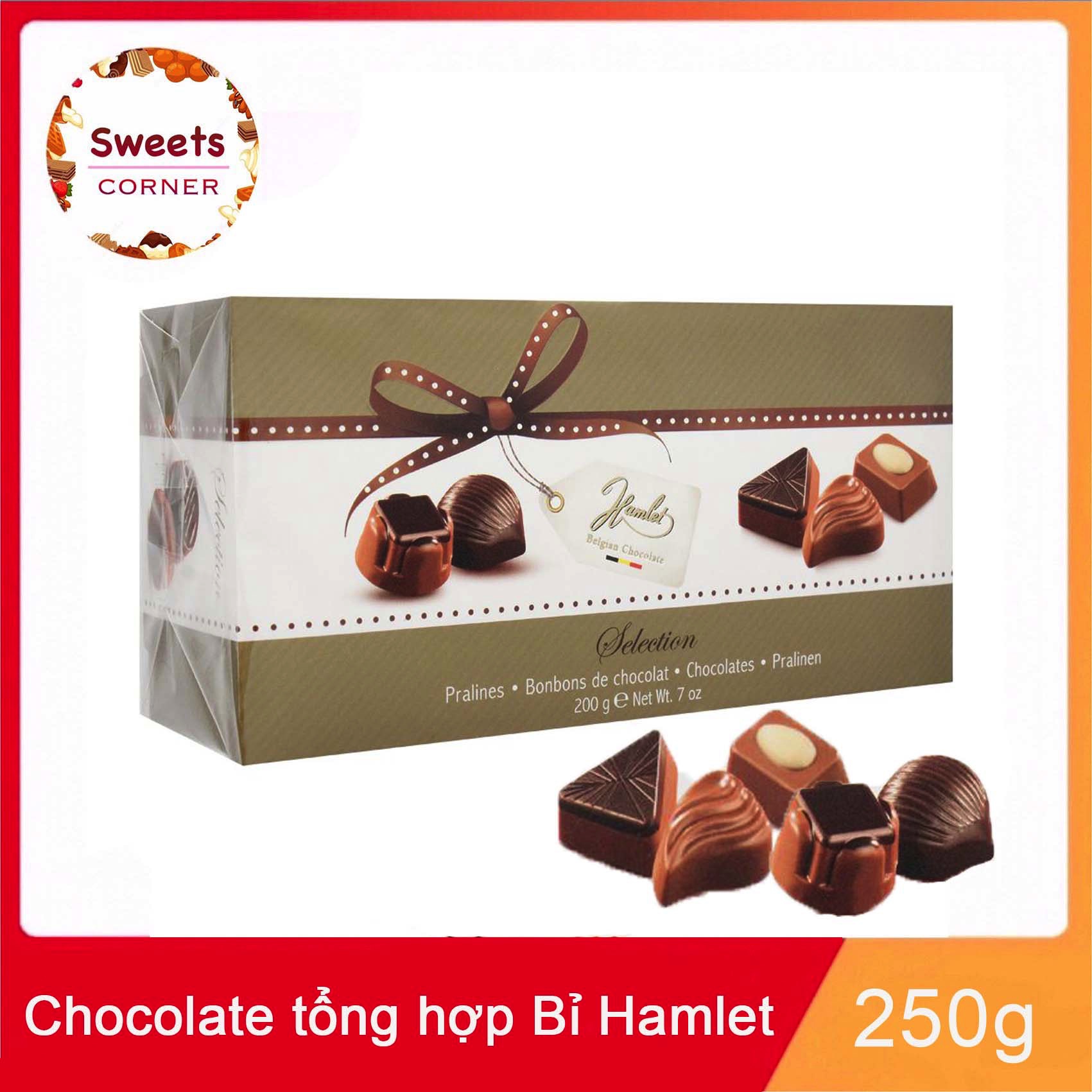 Socola Hamlet Selection nhập khẩu Bỉ 100g, 250g