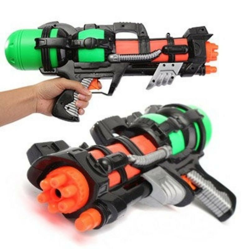 Đồ Chơi Súng Nước  Áp Lực Loại To Tạo Áp Lực Bắn Cực Mạnh Picnic Phun Xa 10 Mét