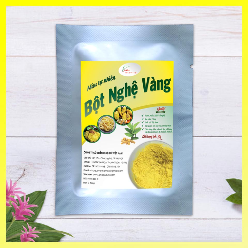 Tinh bột nghệ gói 20g