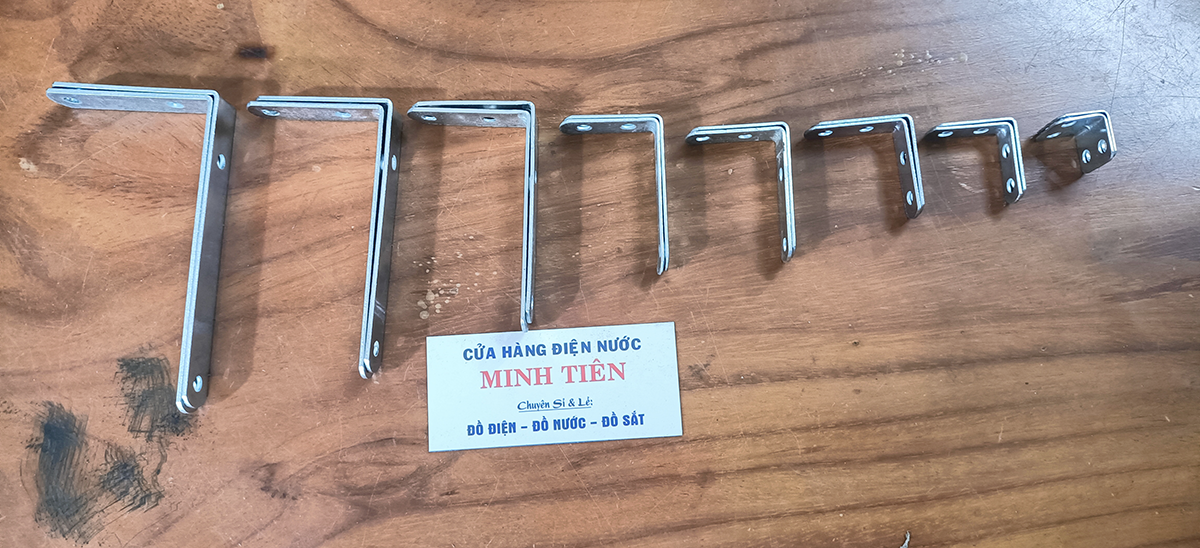 Eke góc vuông sắt xi kích thước 2f, 3f, 4f, 5f, 6f, 8f, 1t, 1t2