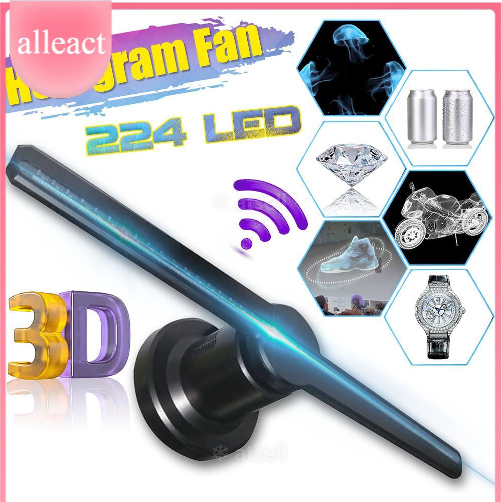 Quạt 3D Hologram Máy chiếu Ánh sáng Quảng cáo Màn hình LED Quạt hình ảnh Holographic Đèn hình ảnh 3D Wifi Từ xa Máy chiếu Hologram từ xa