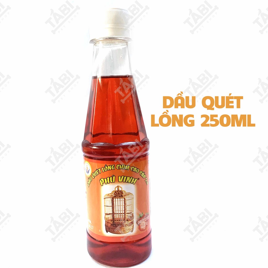 Nhớt Dầu Quét Lồng Chim Phú Vinh 250ml