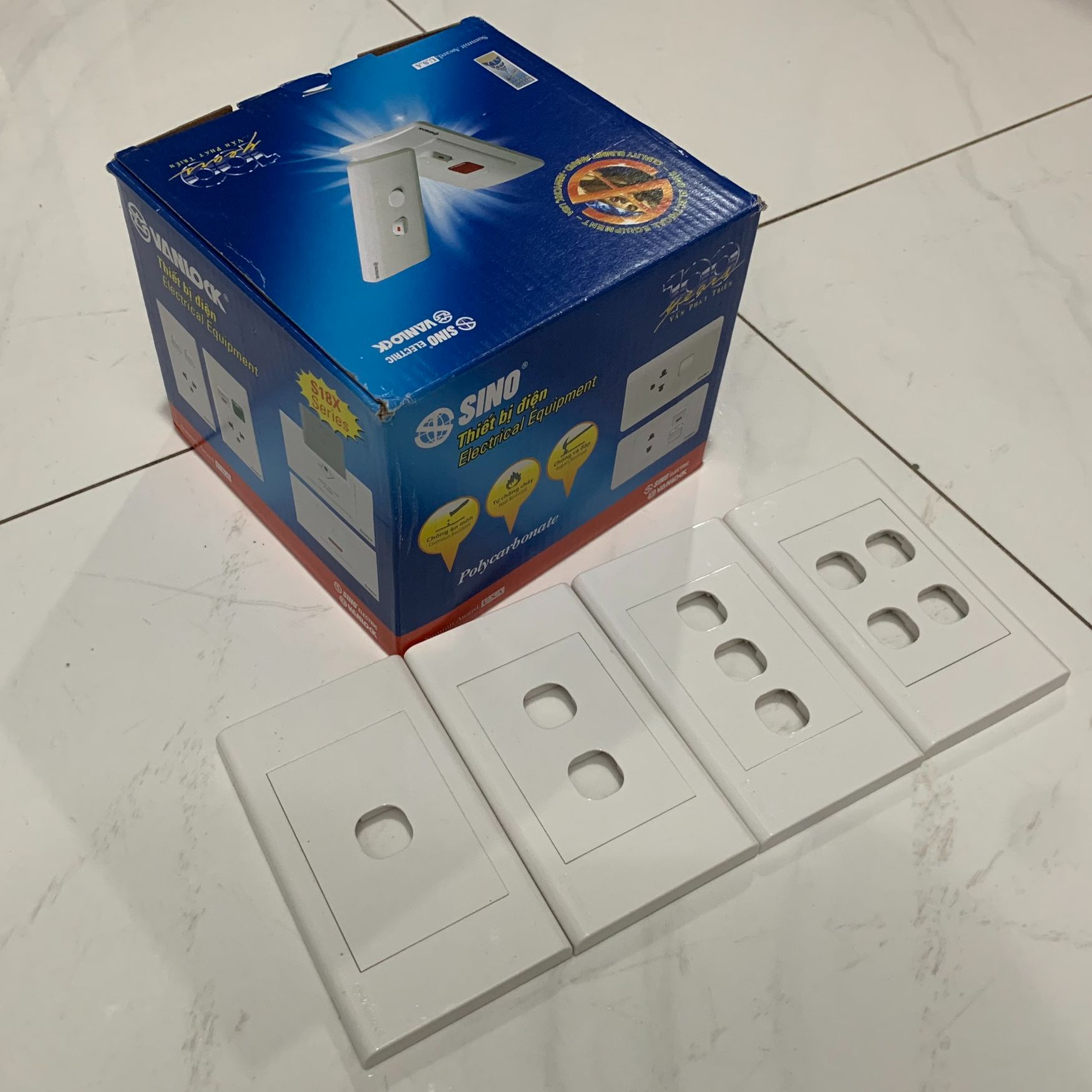 MẶT CÔNG TẮC SINO VANLOCK - CHÍNH HÃNG, GIÁ TỐT