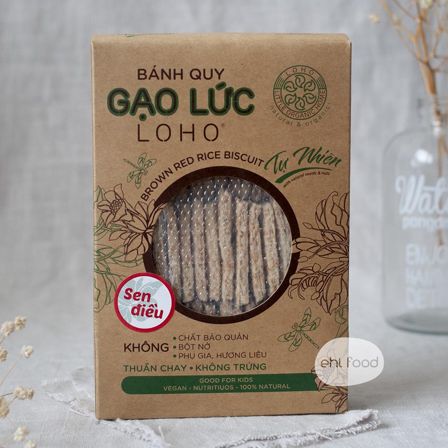 Bánh quy gạo lứt loho