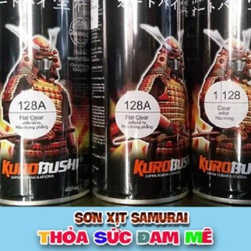 Sơn Samurai phủ bóng 128A màu trong nhám
