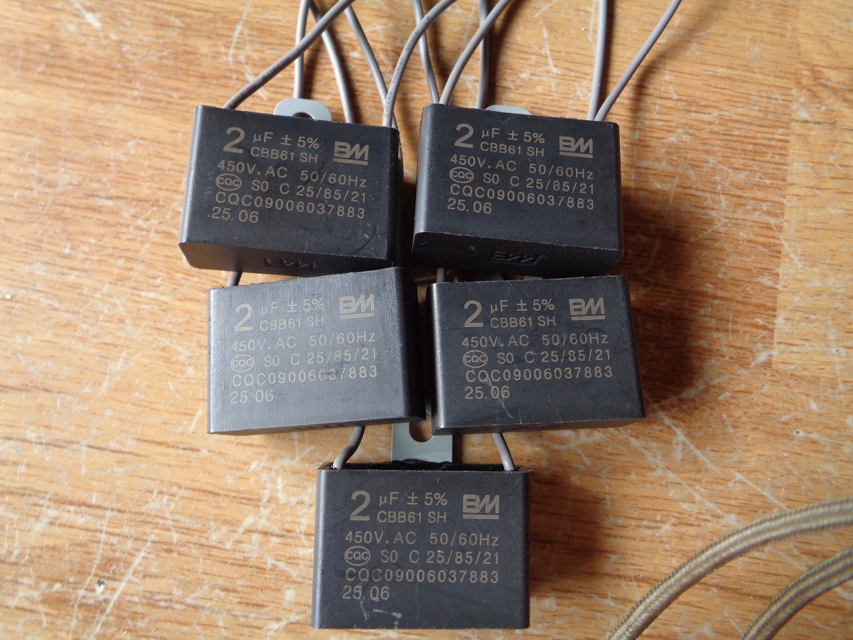 Combo: 10 tụ BM 2uf - 400V dùng cho quạt điện