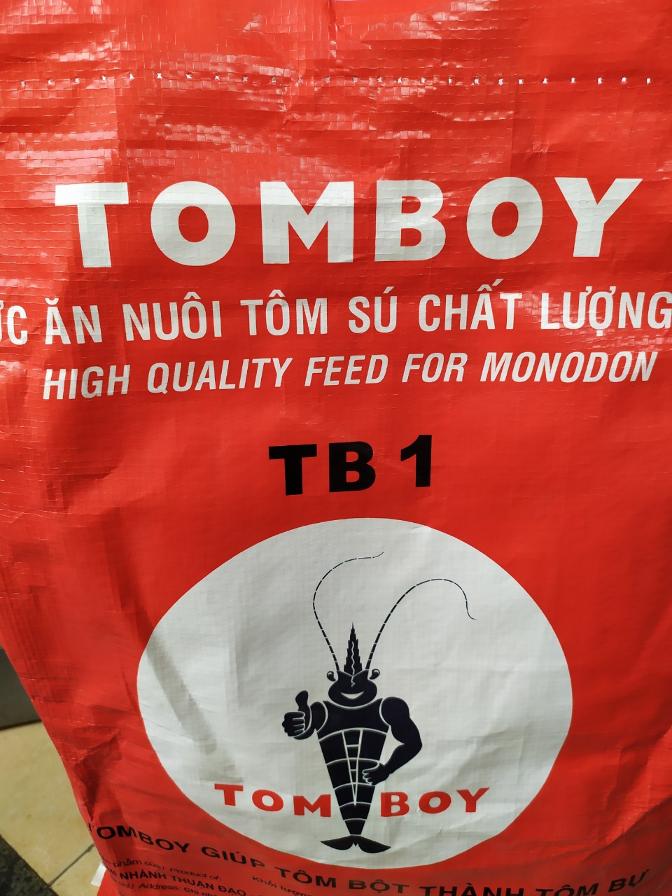 Cám tomboy tb 1 thức ăn cho cá cảnh và tôm chiết lẻ