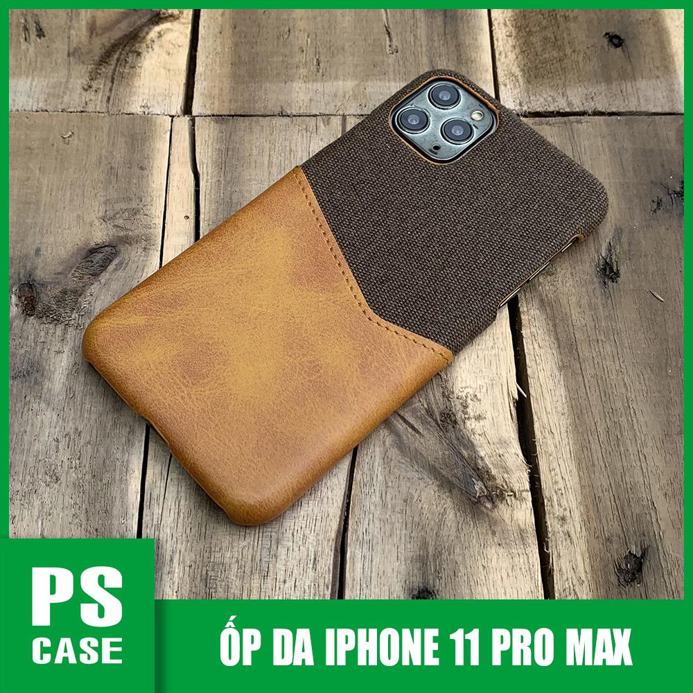 Ốp da vải kiêm ví dành cho iphone 11 pro max - ps case phân phối