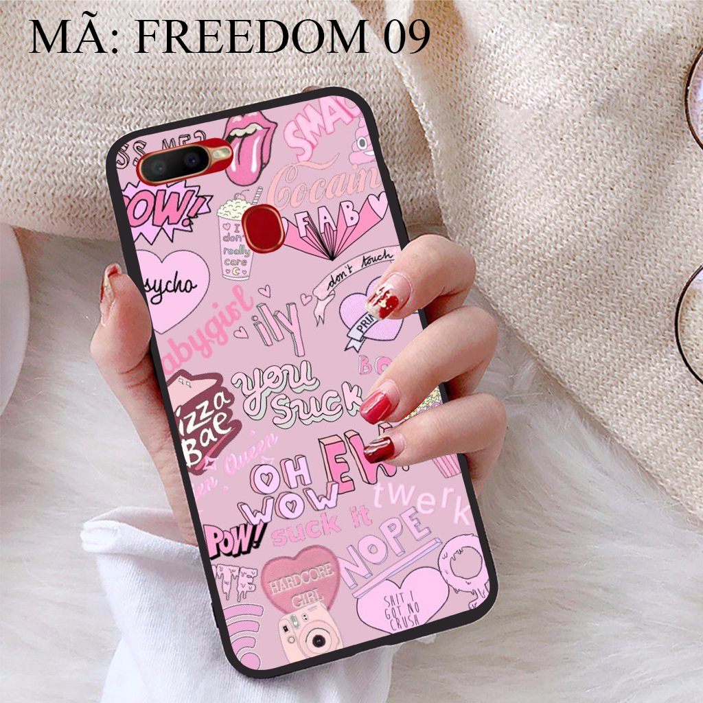 [HCM]Ốp lưng iCase dành cho Oppo A12 viền dẻo TPU BST Phong cách tự do