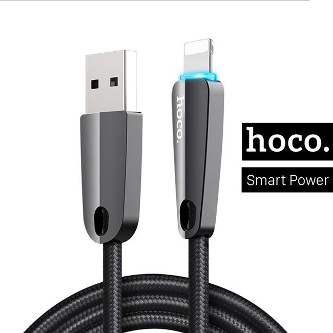 Cáp sạc điện thoại iphone Hoco U35 tự ngắt khi sạc đầy