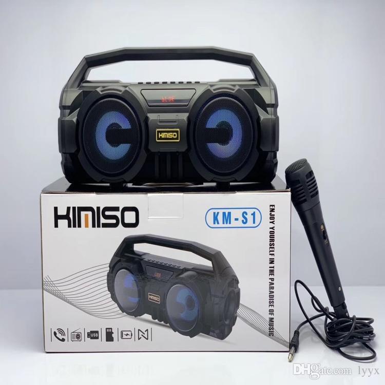 Loa karoke bluetooth Kimiso KM-S1/ S2 có kèm mic