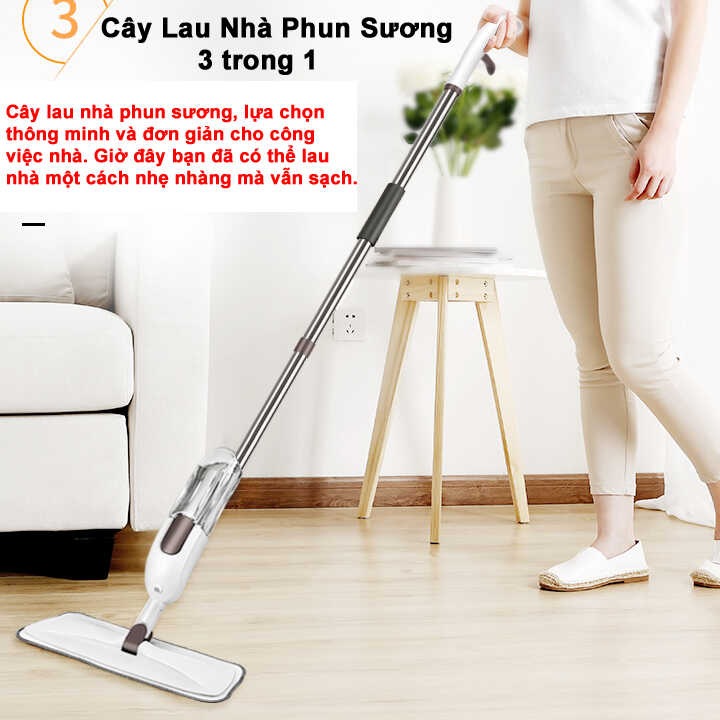 [HCM]Cây Lau Nhà Phun Sương - VL