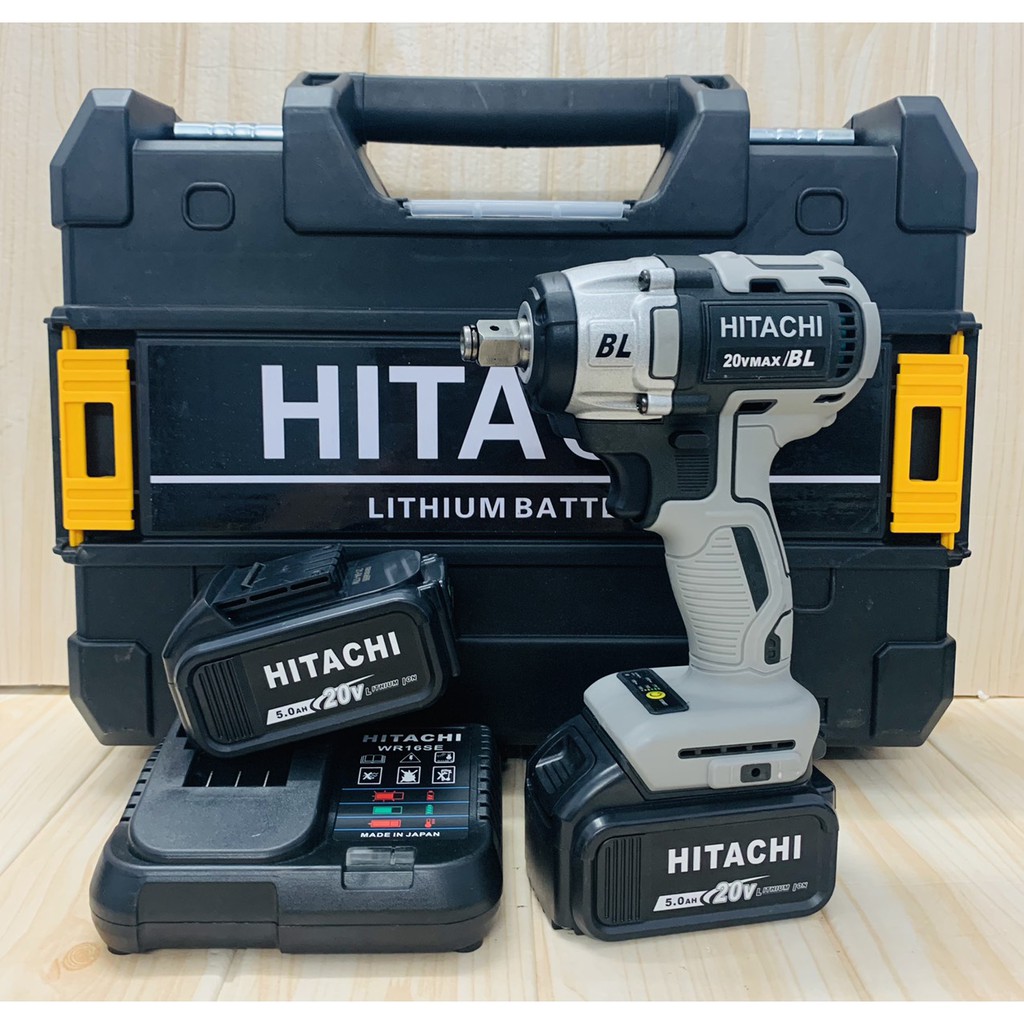 Máy siết bulong hitachi 20v, loại không chổi than