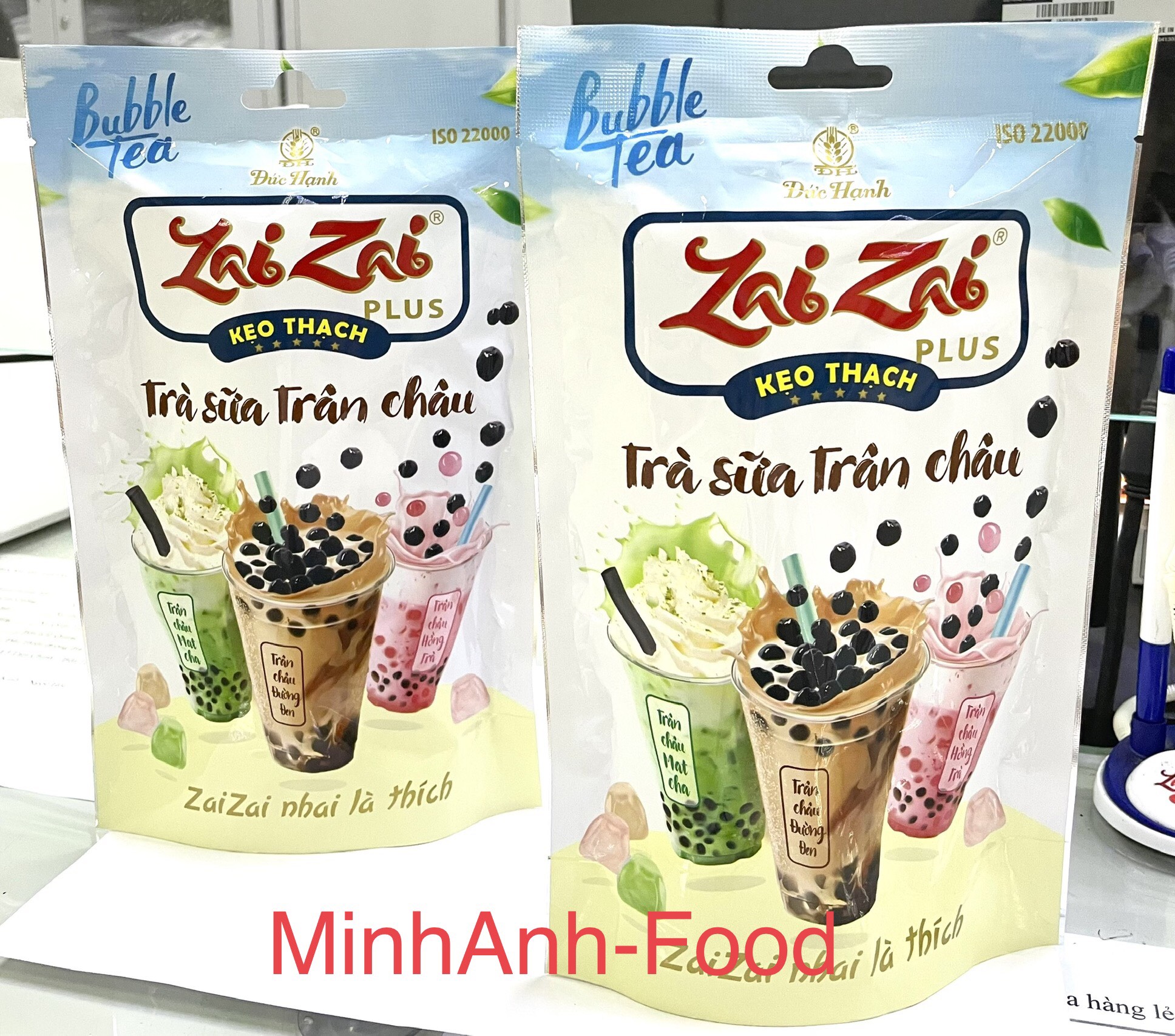 Thạch zai zai đức hạnh trà sữa trân châu đủ vị 1kg