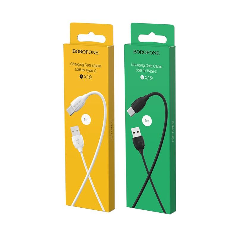 Cáp sạc type c borofone bx19 dây dài 1 mét
