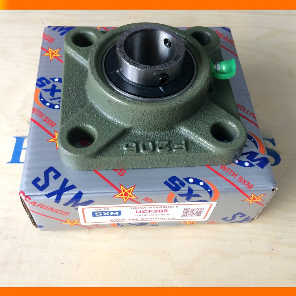 Gối đỡ trục 50mm, gối đỡ dạng hình vuông ucf210