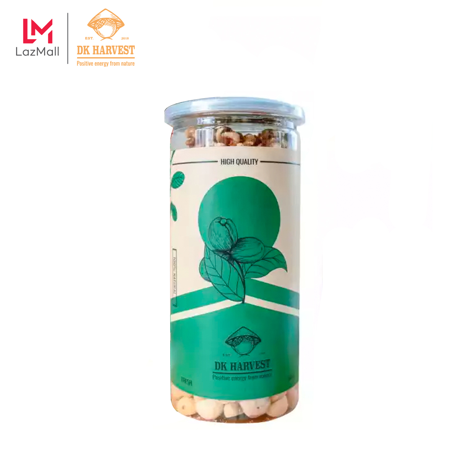 Hạt Mix 5 Loại hạt dinh dưỡng Dk Harvest (Dẻ Cười + Hạnh Nhân + Hạt Điều + Óc Chó Vàng + Macca ) - hạt dinh dưỡng nhập khẩu, ăn vặt, làm các món granola, ăn vặt giảm cân