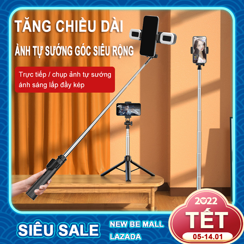 [HCM]Gậy chụp ảnh tự sướng bluetooth không dây chân máy mini có thể gập lại và chân máy đơn có thể mở rộng 16 mét với kèm điền khiển nút chụp nhanh  thích hợp cho điện thoại di động IOS Android chụp ảnh tự sướng đa năng