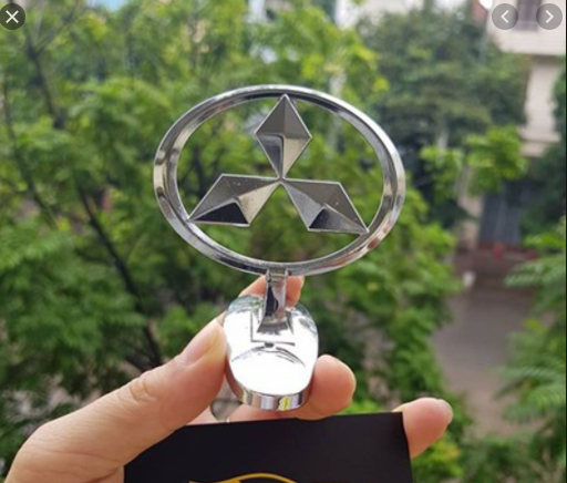 Huy hiệu Logo Cao Cấp hãng xe Mitsubishi gắn nắp capo