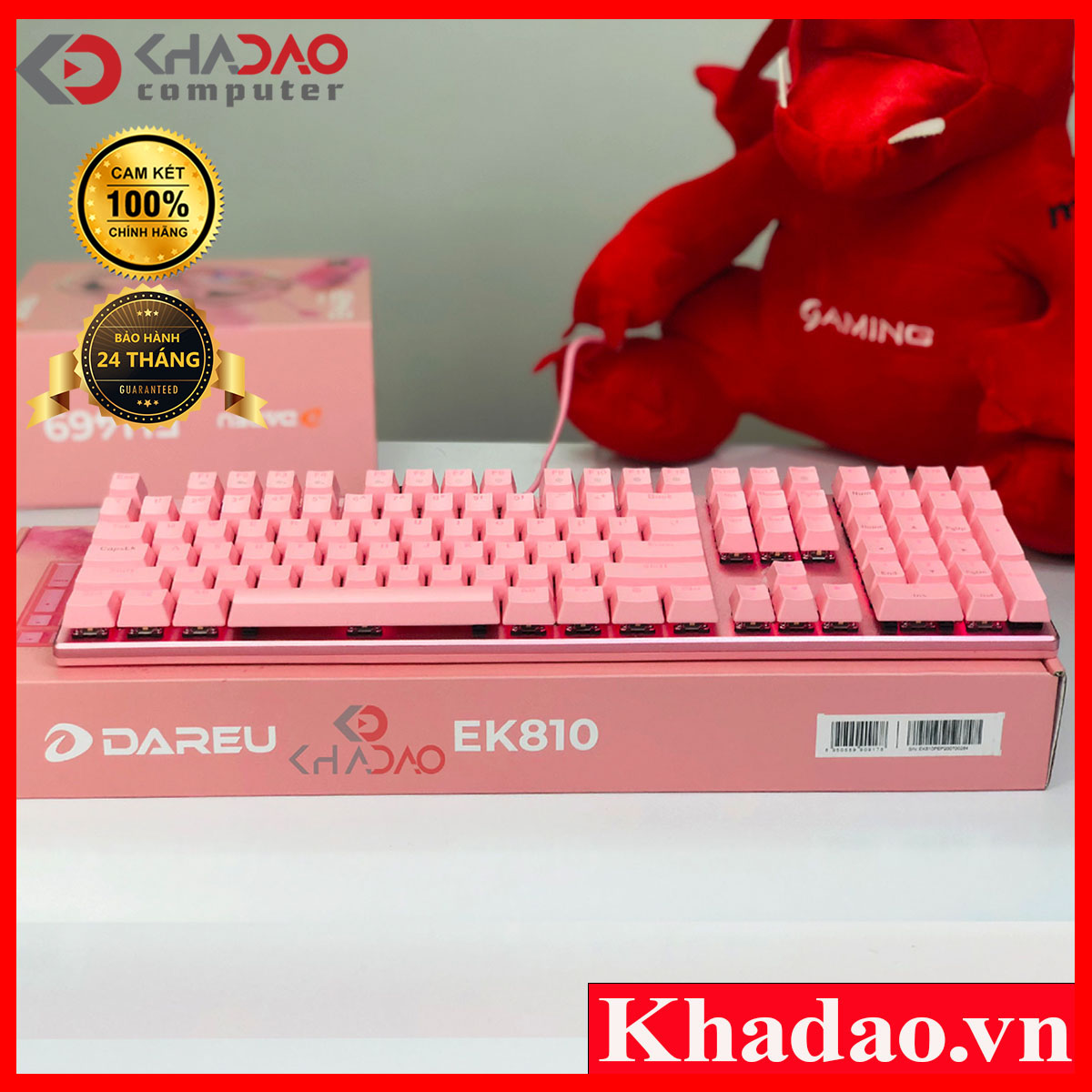 Bàn Phím Gaming (Có Video) [Freeship] LK810 Red Switch - Gaming Dareu LK810 Red Switch