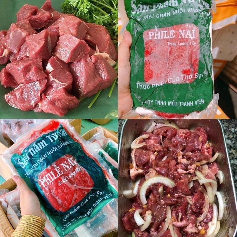 PHILE THỊT NAI KHAY 1kg NET 7