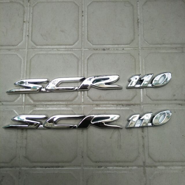 Bộ tem xe honda SCR nổi loại 1 hàng theo xe hàng nhập Thái Lan