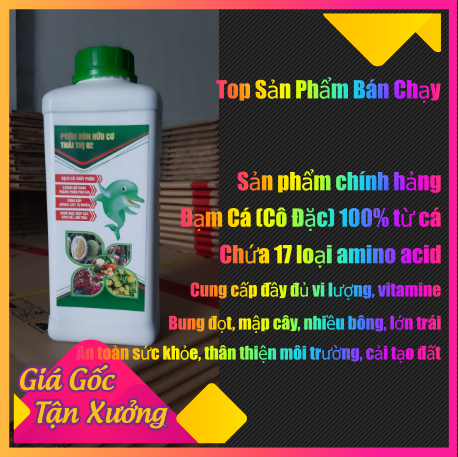 Phân Cá Hữu Cơ, Đạm Cá Hữu Cơ, Thái Thị Chai 1 Lít