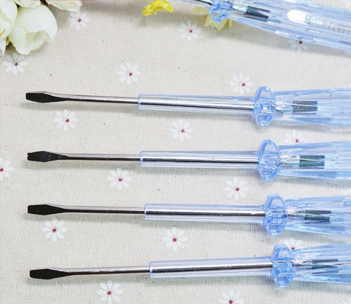 Bút thử điện đa năng kiêm tua vít 2 cạnh đầu đúc