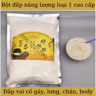 Bột đắp năng lượng Kèm theo bát trộn và thìa chăm sóc body lưu thông khí huyết