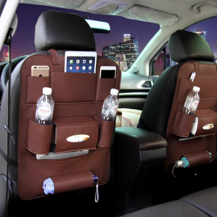 Bộ cài sau ghế xe ô tô Hộp đa năng sau ghế oto thuận tiện để đồ-Thiết yếu theo nhu cầu cho bé yêu-đa năng thuận tiện-sang trọng