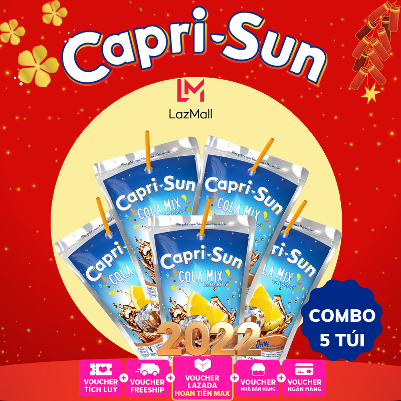 Nước trái cây Capri Sun vị Cola 200ml - hàng nhập khẩu Đức chính hãng