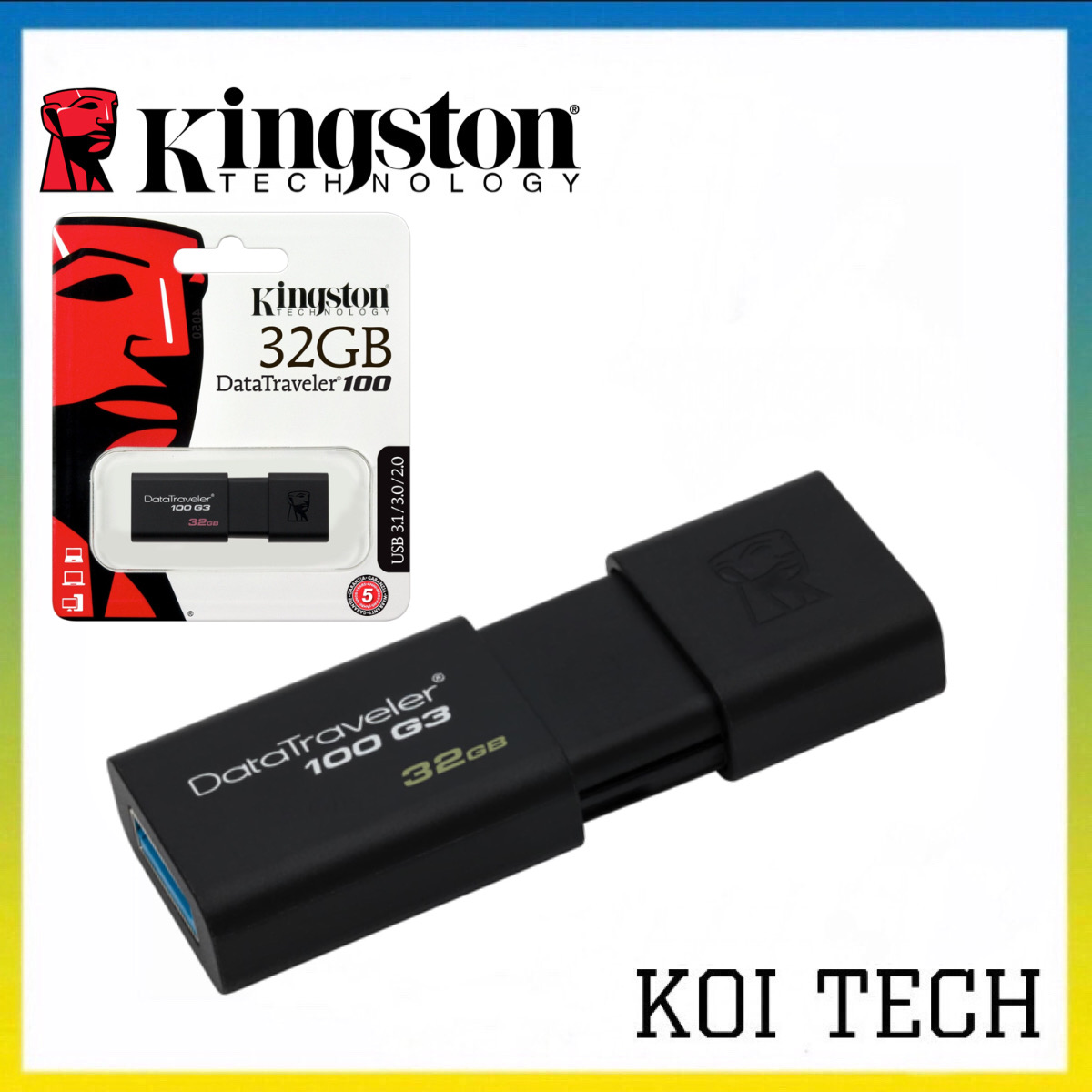 USB Kingston DT100 G3 32GB - usb 3.0 DT100G3 - KOITECH
