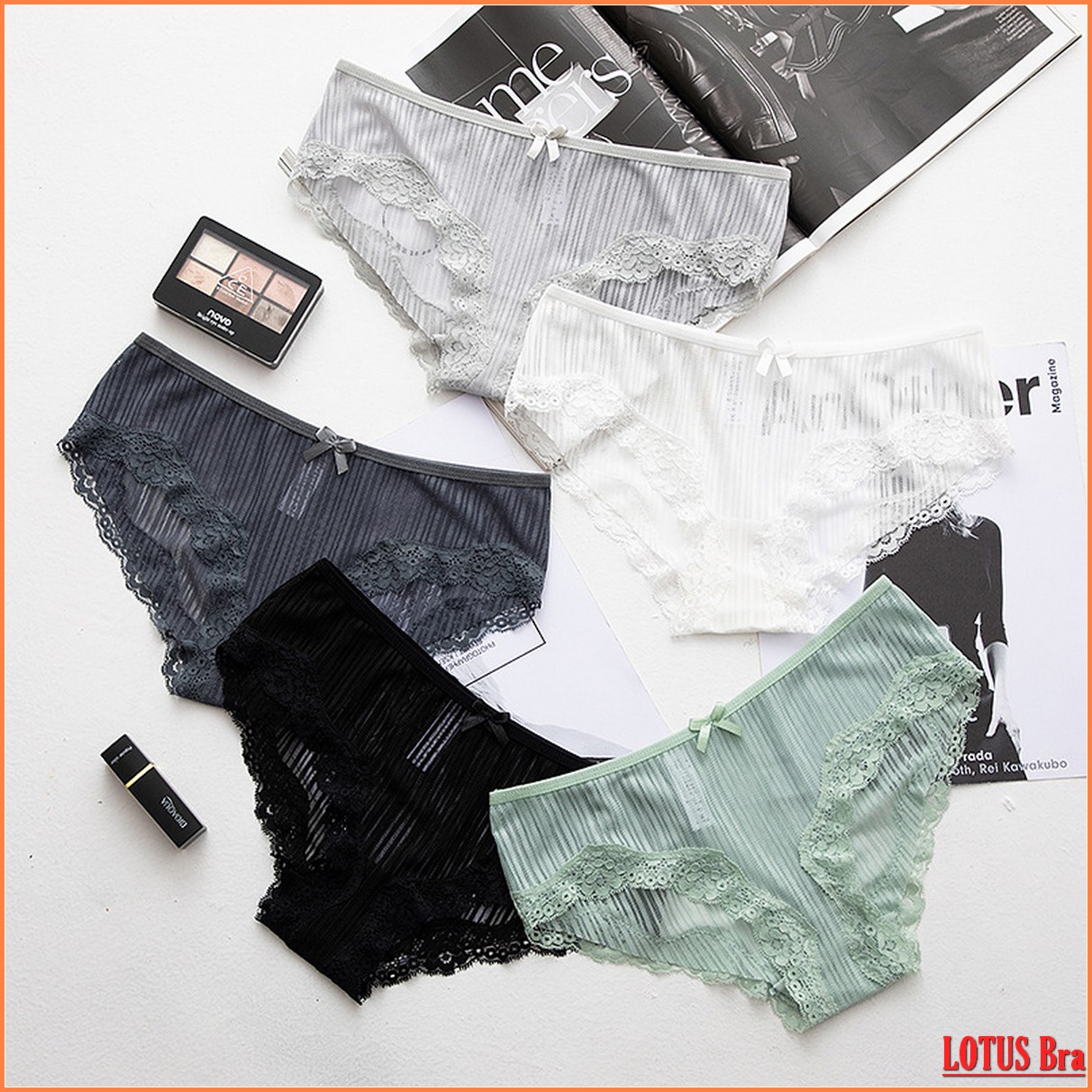 Quần lót ren nữ quần lót nữ sexy chất ren lưới mềm trong suốt Candy