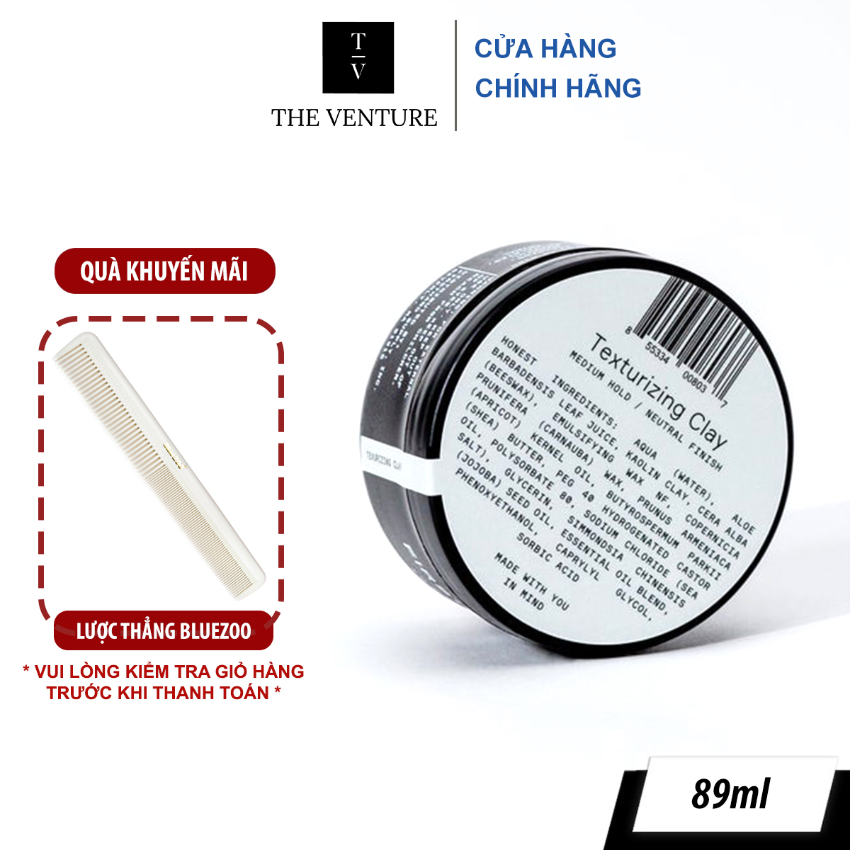 Sáp Vuốt Tóc Firsthand Supply Texturizing Clay - 89ml