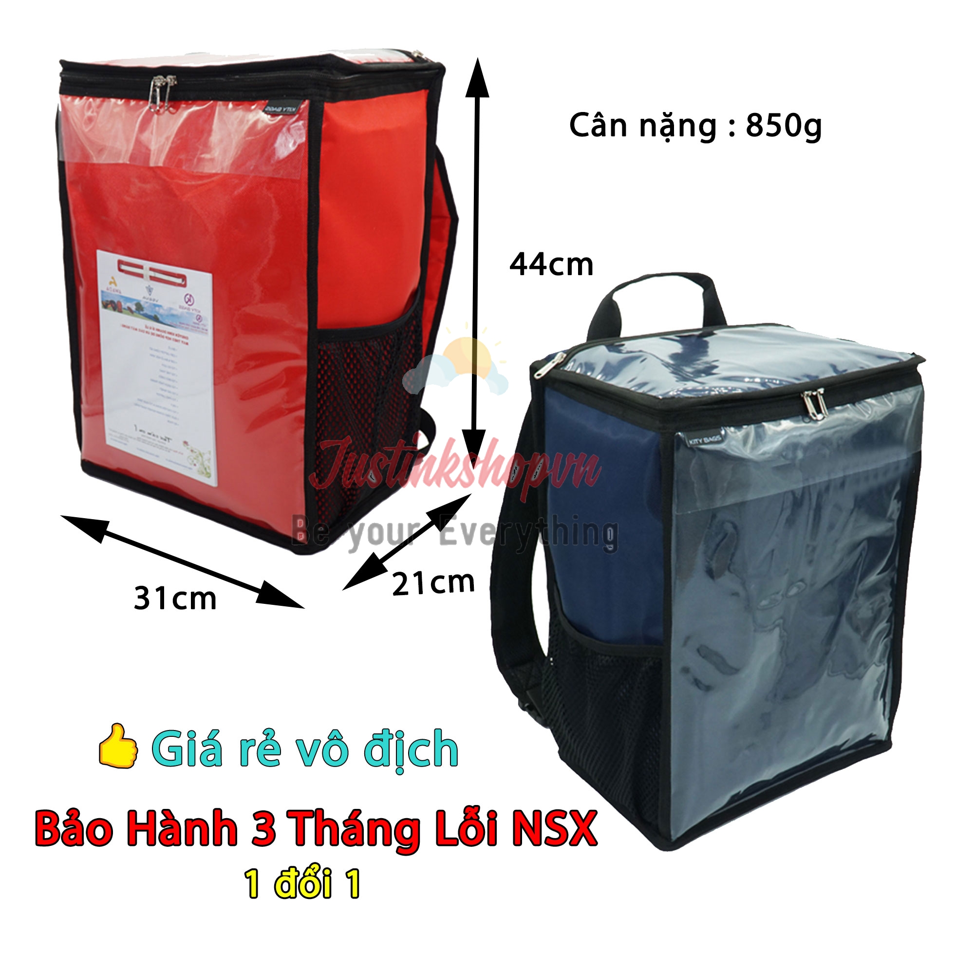 Túi Balo Giao Hàng Giữ Nhiệt 28L Chuyên Dùng Cho Các Shipper Giao Đồ Ăn Giữ Nhiệt Độ Bảo Quản Đồ Ăn Tốt - JKT-7168-BLGH