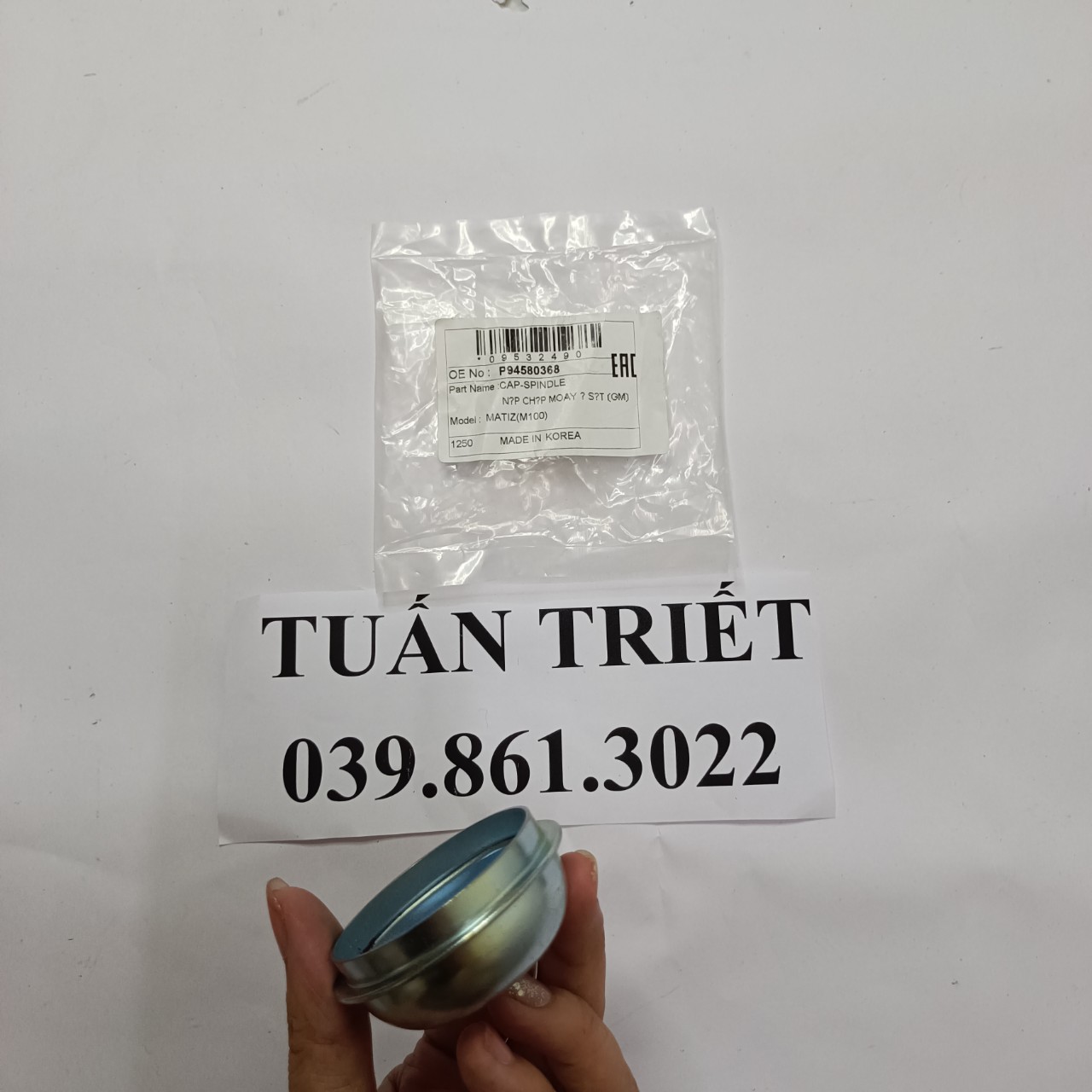 Nắp chụp moay ơ/ may ơ Matiz 2 - Phụ tùng Tuấn Triết