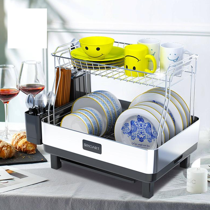 Kệ Úp Bát Sinoart - Chạn Úp Bát Thông Minh, tiện lợi KT : 47 x 43 x 35 cm - M012